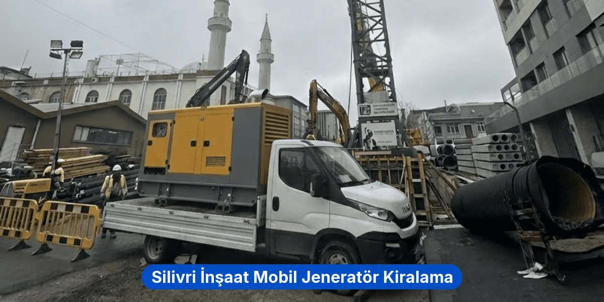Silivri İnşaat Mobil Jeneratör Kiralama